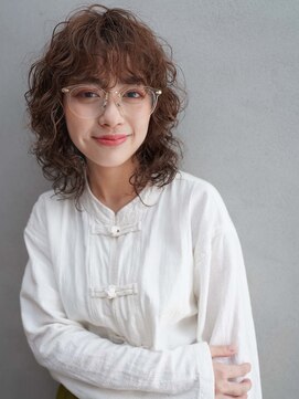 カンナ(Canna) ハードパーマ/イメチェン前髪/栗色カラー/髪質改善tokio10代20代