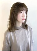 大人のハイトーンミディ☆レイヤー/大人カラー/大人女子に人気◎