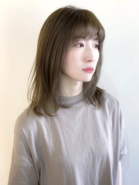 リコ(LIKO) 大人のハイトーンミディ☆レイヤー/大人カラー/大人女子に人気◎