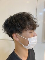 フォルテ 草薙店&nbsp;波巻きパーマ　マッシュスタイル