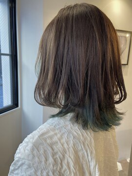 ムーン ティコブラーエ(moon tico brae) 2月インナー【ボブルフ/こなれハイトーン/ミディアムヘア】