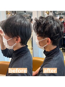 ロンドガルマン 名古屋(Lond GULLMAN) 【Lond GULLMAN 網干雄輝】ピンパーマ