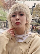 アルバム 池袋(ALBUM) ウルフウェーブ_外ハネボブセクションカラー_28970