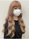 福井 大和田 ミルクティーベージュ ハイトーンカラー 20代
