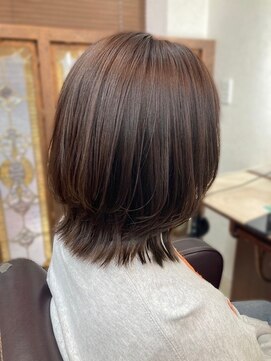 エルベ 千波店(elve) ボブウルフ×イルミナカラー