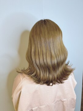 アニュー ヘア アンド ケア(a New hair&care) 10代20代艶感前髪ワンカールサイドバングくびれヘア