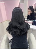 韓国艶髪ブルーブラック