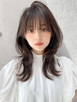 くびれヘアインナーグレージュ美髪レイヤーカット