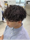 波巻きスパイラルパーマメンズパーマツイストパーマツーブロック