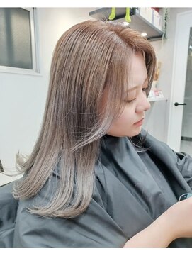 パープル(purple) ホワイトシルバー