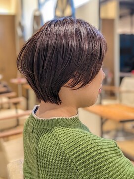 ヘアー ドレッサー パワードール(Hair Dresser) 艶が命の暖色ショート