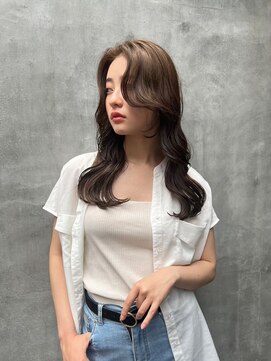 ロンドルーチェ 心斎橋(Lond luce) 大人ガーリー×ミディアムレイヤーカット【心斎橋/髪質改善】