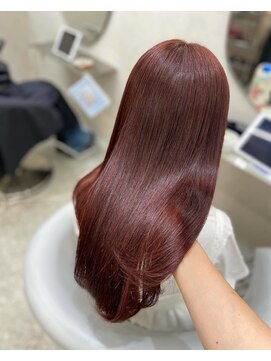 ラルム 新宿(LARME) ダブルカラー推奨☆ワインレッド/艶カラー【Kaya】