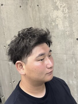 フイ 自由が丘(men's salon Hui) ハイトーンカラー/マッシュパーマ/アースカラー/men's/