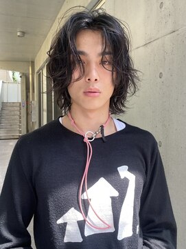 ユノ(juno) メンズボブ　スパイラルパーマウルフパーマ