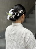 bibito ヘアセット ヘアアレンジ 振袖セット リボンアレンジ