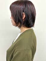 モリオ(morio)&nbsp;＊ナチュラルボブパーマくせ毛風パーマボブウェーブ30代40代3