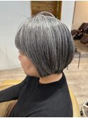 グラデーションショートボブ