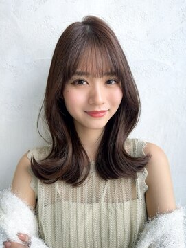 アフロート ルヴア(AFLOAT RUVUA) くびれヘア/レイヤー/顔まわり/サイドバング/こなれミディ