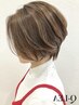 似合わせカット＋ダメージレスカラー（白髪染め含む）＋癒しヘッドスパ