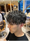横須賀メンズマッシュ波巻きパーマツイスパメンズパーマ刈り上げ