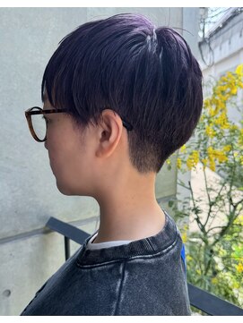 オーク 学芸大学(OAK) アディクシーラベンダー 刈り上げ ピクシーショート