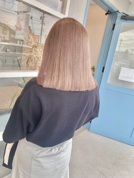 ロテ 名古屋 名駅店(Lote.) イメチェン/ホワイトブロンド/外ハネボブ/美髪/名古屋