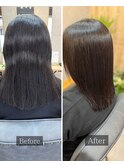ヘアエステFirst+縮毛矯正+スタイルチェンジカット