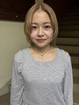 コレットヘアー ザモリオカ(Colette HAIR the MORIOKA) シアーカラーベージュ×レイヤーボブ