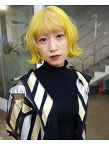 レコ 渋谷(LECO)&nbsp;イエローベージュデザインボブ