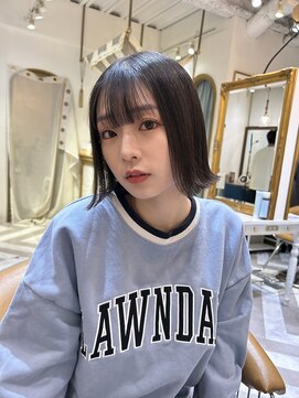 ロンドアベニール 北千住(Lond avenir) 暗めカラー/ボブ顔周り/前髪/レイヤー/髪質改善/縮毛矯正/北千住