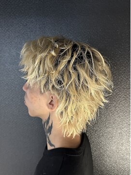 ライズ 渋谷店(RISE) 束感パンクショートウルフツイストパーマ