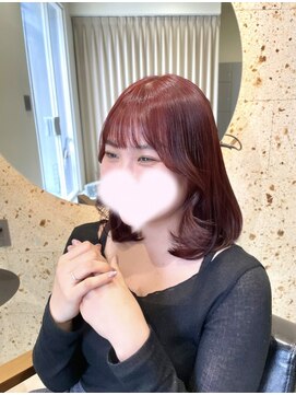 ティム(tim) 《hinako》レッド感多めのCherry red：>