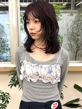 パークレーン アイス イヴェン(park lane ICI yeven) 秋◎韓国風レイヤーカット×デザインカラー暗髪オリーブYUKI