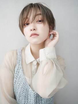 ギークス(GEEKS) 【GEEKS渋谷】アッシュグレージュ/小顔/クールショート/20代30代