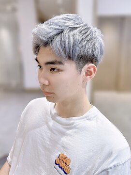 ユウヘアー 石川橋店(U Hair) メンズ シルバーカラー