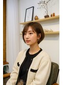 まわりと差がつく夏ショート×シナモンベージュ