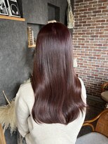 髪屋 紬 ピンクブラウン/ピンクカラー/ブリーなしダブルカラー