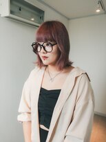 ミリヘアー(mili hair) くすみピンクベージュ