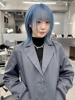 ローレン(Lolen.)&nbsp;ミディアムウルフレイヤー　小顔効果