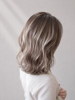 アースコアフュールボーテ 高岡店(EARTH coiffure beaute) モカグレージュインナーカラーくびれミディ