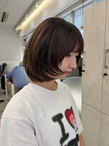 ネモネ バイ ミリー 梅田茶屋町(nemone by milly)&nbsp;丸みレイヤーボブ