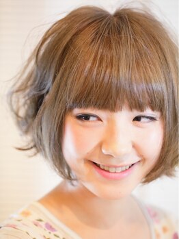 バズヘアー(BUZZ HAIR)の写真/【平日学生さん限定♪】カット+縮毛矯正★長さ不問￥9999！乾かすだけのサラサラ髪…お財布にも優しい♪