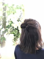 ヘアストーリー レオ(Hair Story RE:O) 外国人風カラー。ゆるふわセット