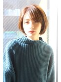 大人可愛くワンカールひし形ボブ　３０代４０代５０代大人可愛い