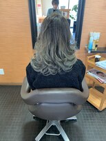 ヘアーサロン デペント(HAIR SALON Depend)&nbsp;バレイヤージュ　ブルーシルバー