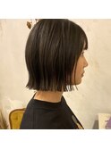 パッっとカワイイ　小顔ミニボブ