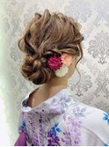 浴衣ヘアルーズスタイル