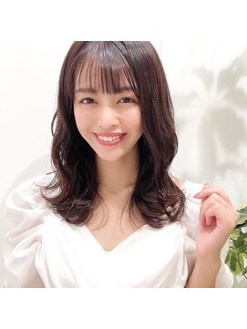 ローネス ギンザ(LONESS ginza) 大人可愛い20代30代40代色っぽレイヤーのモテミディ☆くびれヘア