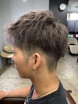 ローレンアンドパレード 並木坂店(Lauren&Parade) 刈り上げショート×シルバーグレージュ